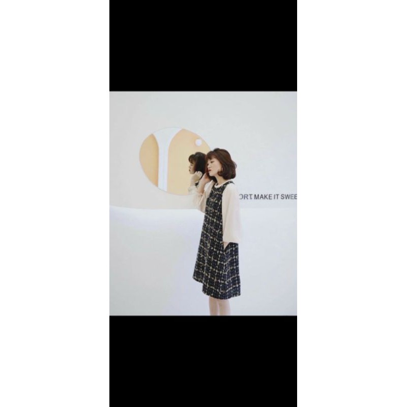 Đầm dạ Sweet BSK phối tơ