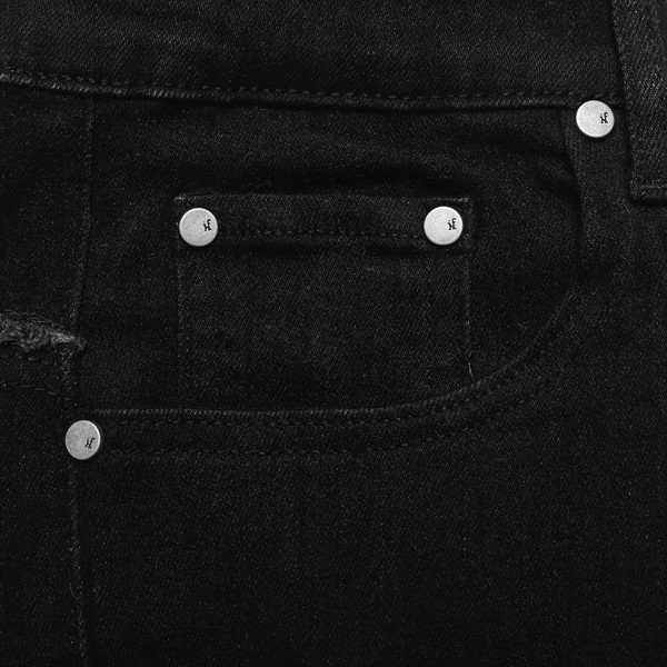 Quần Jean Nam Đen Washed Knee, Chất Vải Denim Cotton Co Giãn Dày Dặn Cao Cấp, INF QJ002989, SOMEHOW | BigBuy360 - bigbuy360.vn