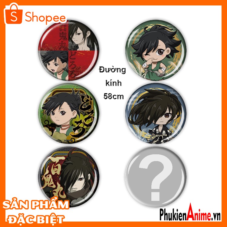 Shop Anime Hcm - SET 6 huy hiệu Anime Dororo