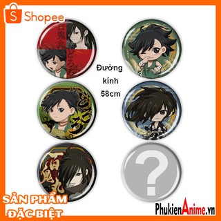 Shop anime hcm - set 6 huy hiệu anime dororo