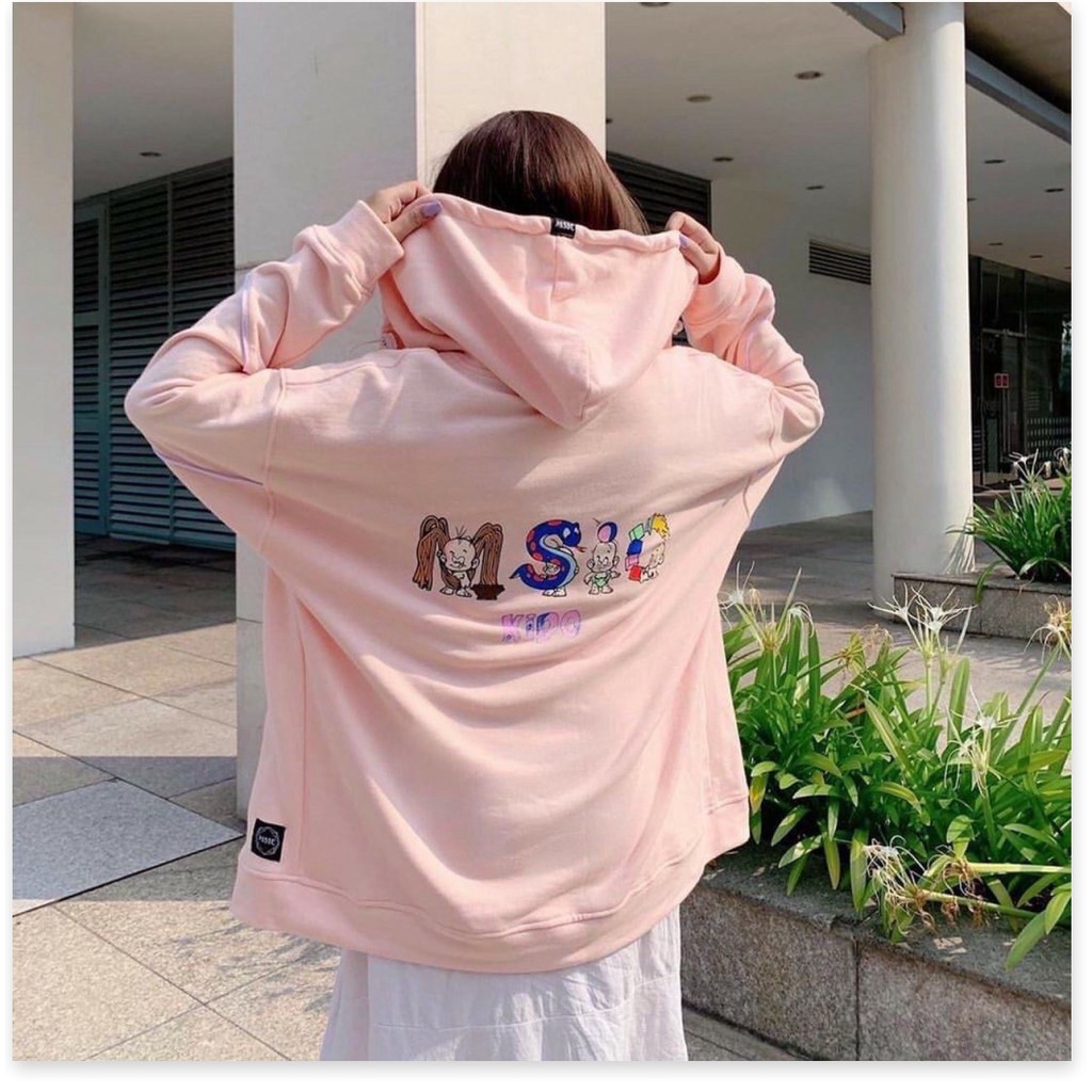 Áo khoác nỉ unisex nam nữ dây kéo from rộng phong cách Hàn Quốc mẫu hot giá rẻ