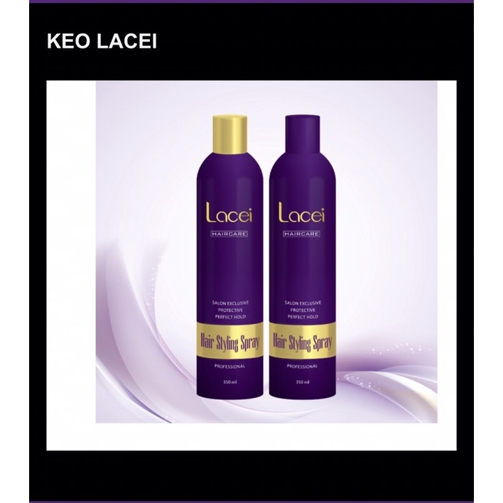 keo tạo kiểu LACEI 350ml _keo mềm _ keo cứng_ định hình tóc