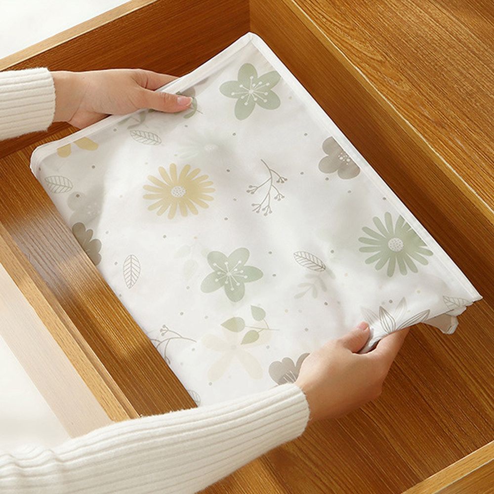 Túi Đựng Quần Áo / Chăn Mền Bằng Peva Chống Ẩm In Họa Tiết Dễ Thương Có Thể Gấp Gọn Tiện Dụng Cho Gia Đình
