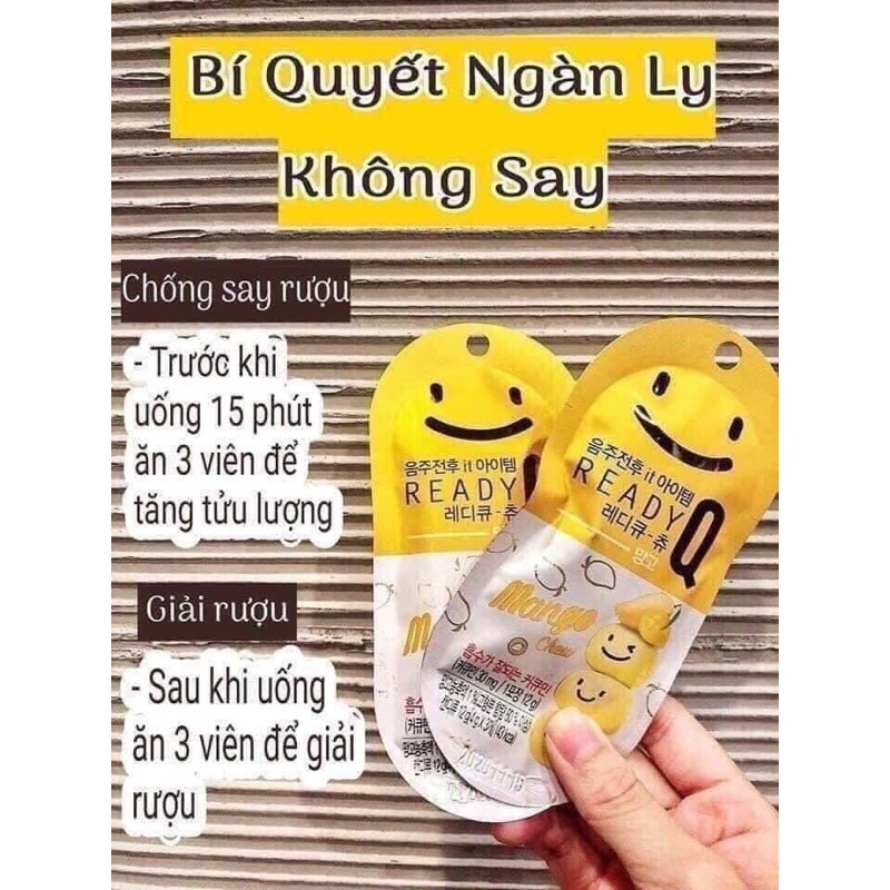 [FREE SHIP] Kẹo giải rượu Hàn quốc Q Ready