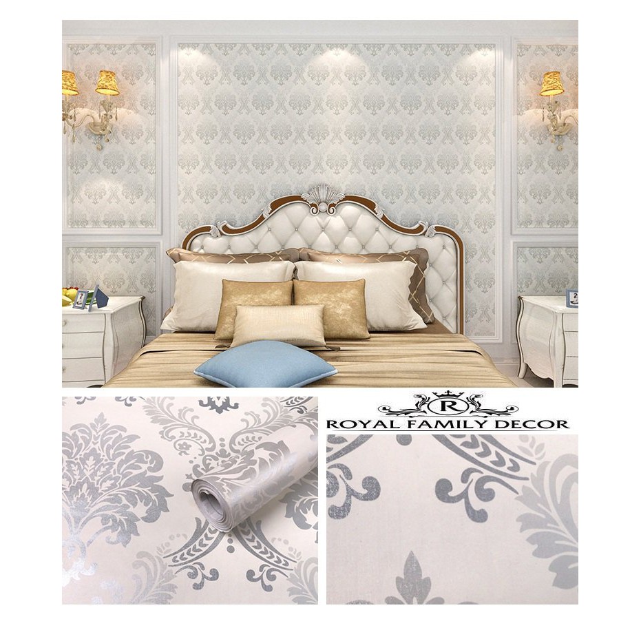 Combo 10m giấy dán tường Hoa văn châu âu 004
