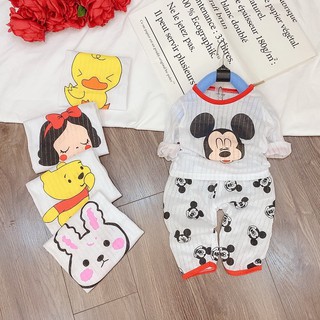 Combo 5 bộ cotton giấy loại 1 cho bé gái