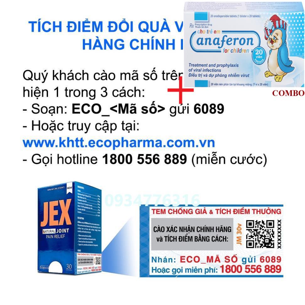 Combo Chim cánh cụt Nga+ Viên uống JEX giảm đau, bảo vệ xương khớp