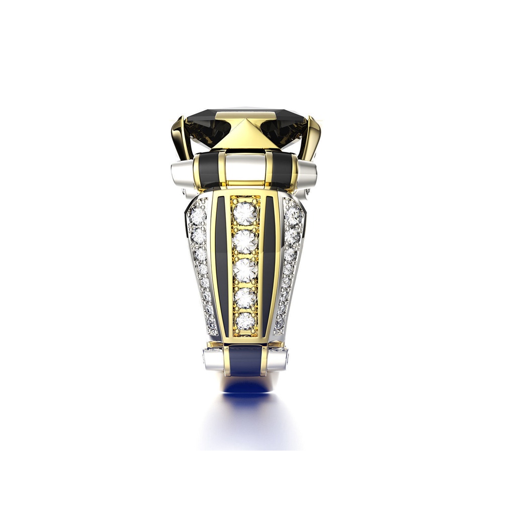 Nhẫn Nam Phụ Kiện Sáng Tạo Độc Đoán Phân Màu Design-AIFEI3