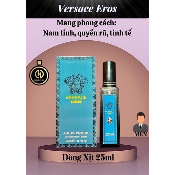 NƯỚC HOA VERSACE EROS HPARFUM CHUẨN PHÁP 25ML DẠNG XỊT