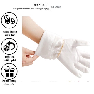 Găng tay cao su rửa bát con hươu lót nỉ - Găng tay rửa bát găng tay con hươu