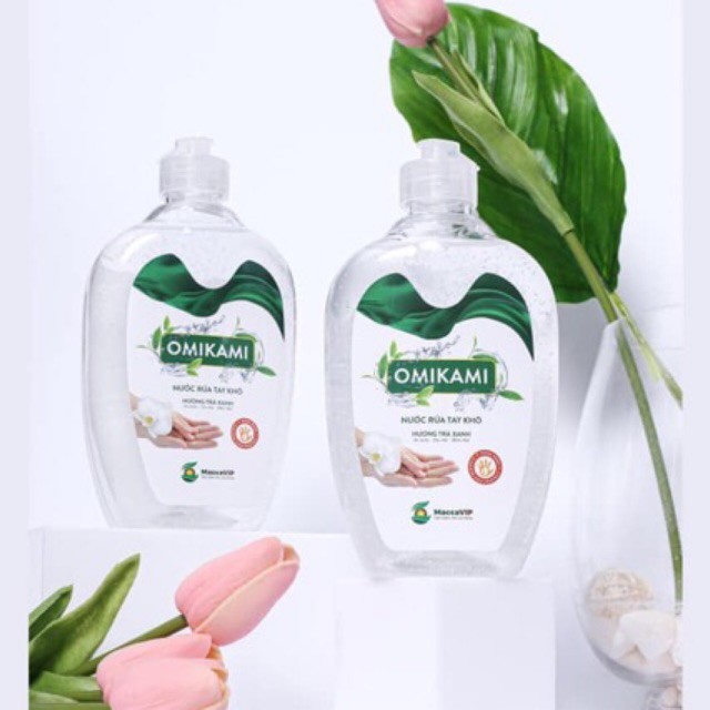 Nước rửa tay khô OMIKAMI 500ml (CÓ CHỨNG NHẬN CHẤT LƯỢNG)