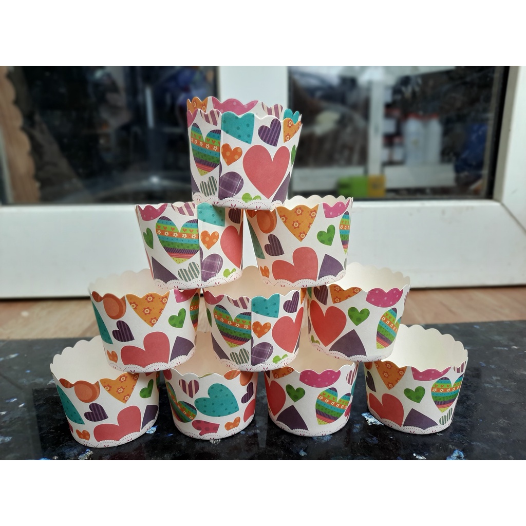 Cup giấy có họa tiết Size 6.5*6