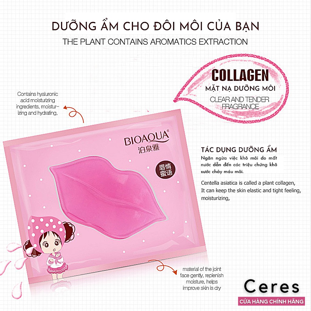 Mặt Nạ Môi 💋𝑭𝒓𝒆𝒆𝒔𝒉𝒊𝒑💋 Mask Môi Bioaqua Nội Địa Trung | BigBuy360 - bigbuy360.vn
