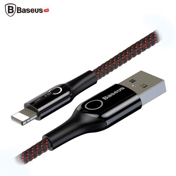 BASEUS CALCD-09 - Cáp sạc tự ngắt , sạc nhanh cho Iphone/Ipad dài 1m dây dù siêu bền chính hãng - Phukienleduy