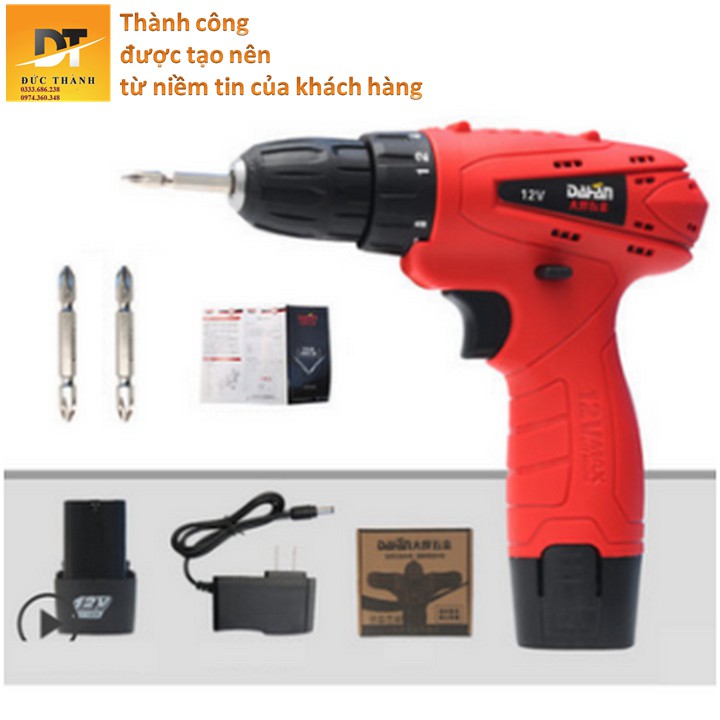 Điện máy Minh Đức - Tổng kho bán buôn bán lẻ Khoan pin DaFan 12V hộp nhựa tặng 2 mũi vít Cảm ơn quý khách hàng đã mua sả