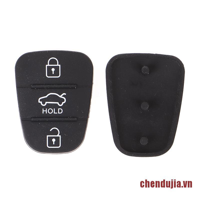 Vỏ Chìa Khóa Silicone 3 Nút Cho Hyundai Kia