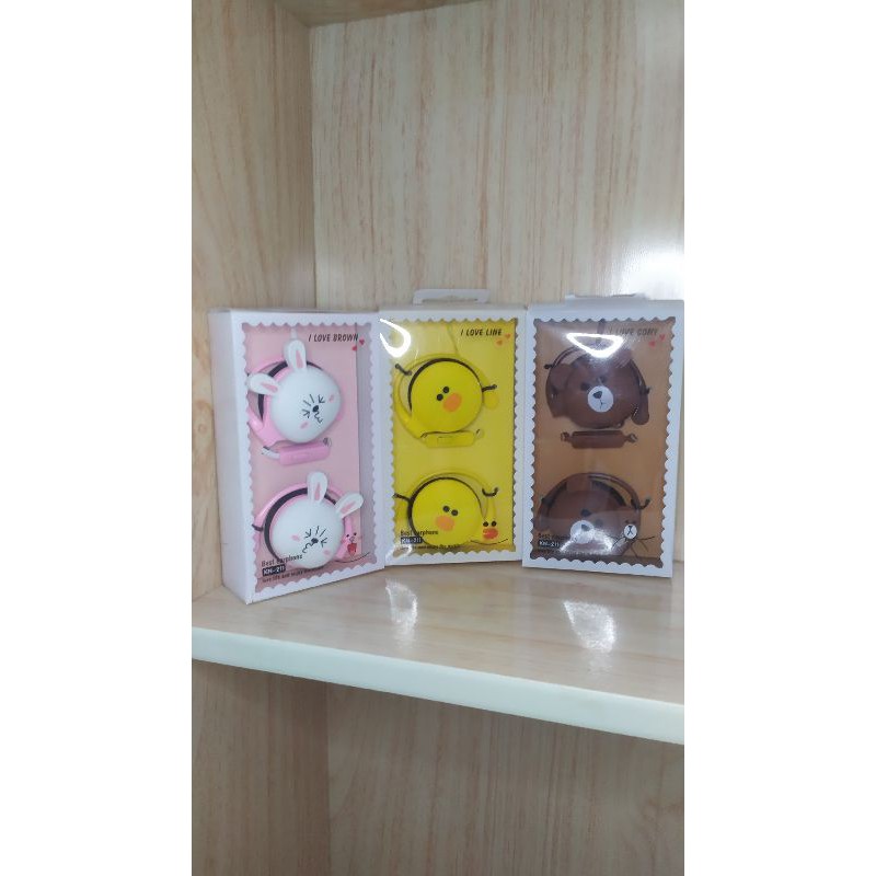Tai phone móc tai cute