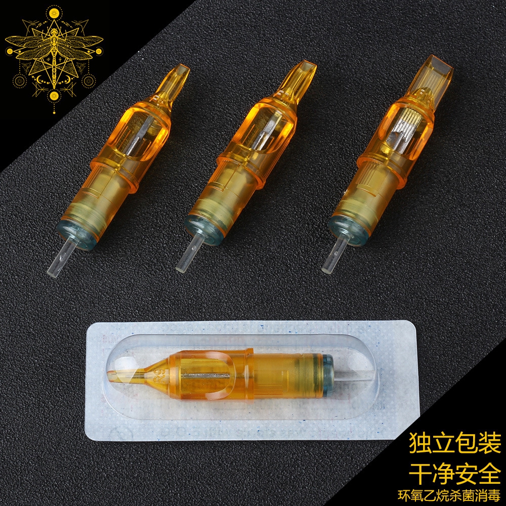 Bộ 20 Kim Xăm Tích Hợp Kim Xăm Màu Vàng Phong Cách Mới