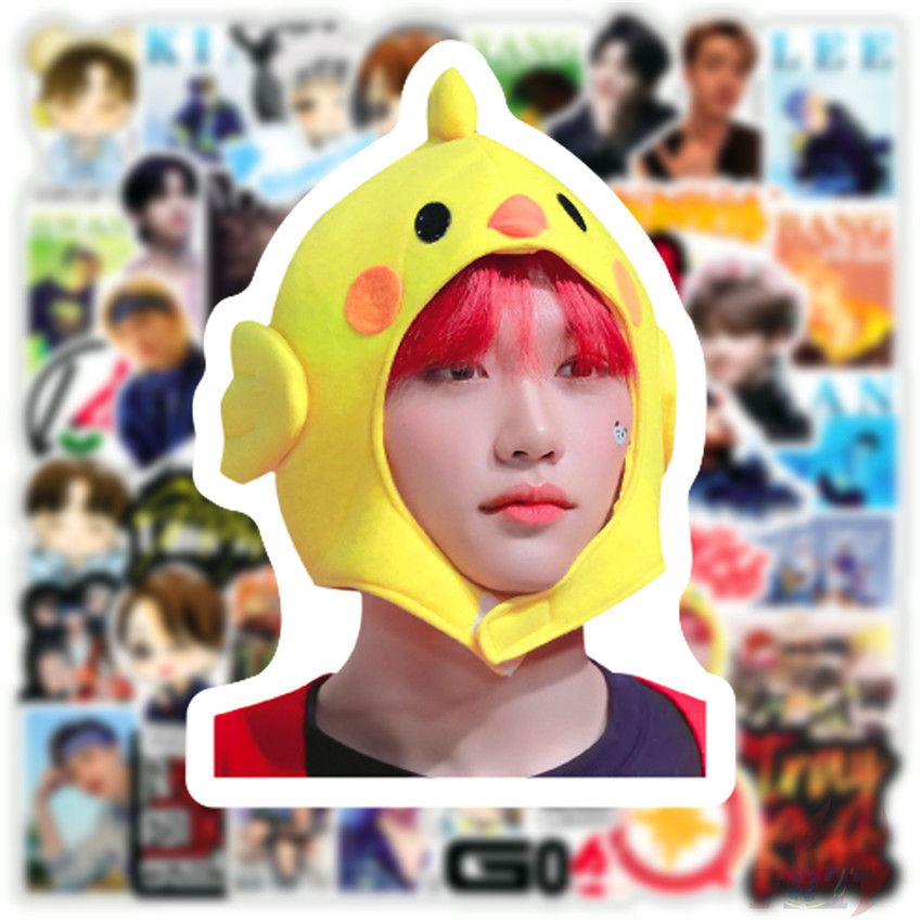 ❉ Stray Kids Series 01 Stickers ❉ 50Pcs/Set KPOP Superstar Straykids DIY Fashion Luggage Laptop Skateboard Decals Doodle Stickers