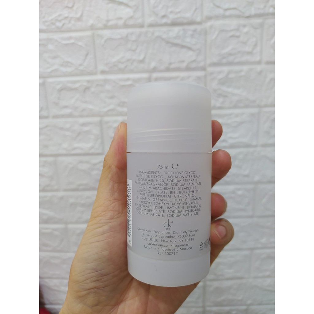 Lăn Khử Mùi CK One Deodorant Stick 75ml