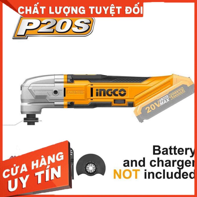 20V Máy cắt rung đa năng Ingco CMLI2001(Không bao gồm pin và cục sạc)