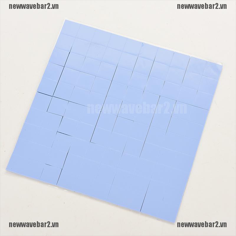 Bộ 100 Miếng Tản Nhiệt Bằng Silicon Kích Thước 10x10x1mm
