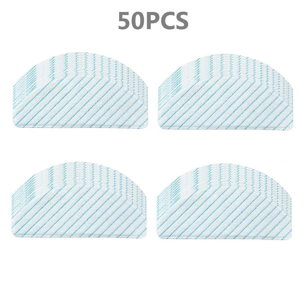 Bộ 50 Khăn Lau Vi Sợi Thay Thế Dành Cho Máy Hút Bụi ECOVACS DEEBOT OZMO T8 Avid T9 Power Max