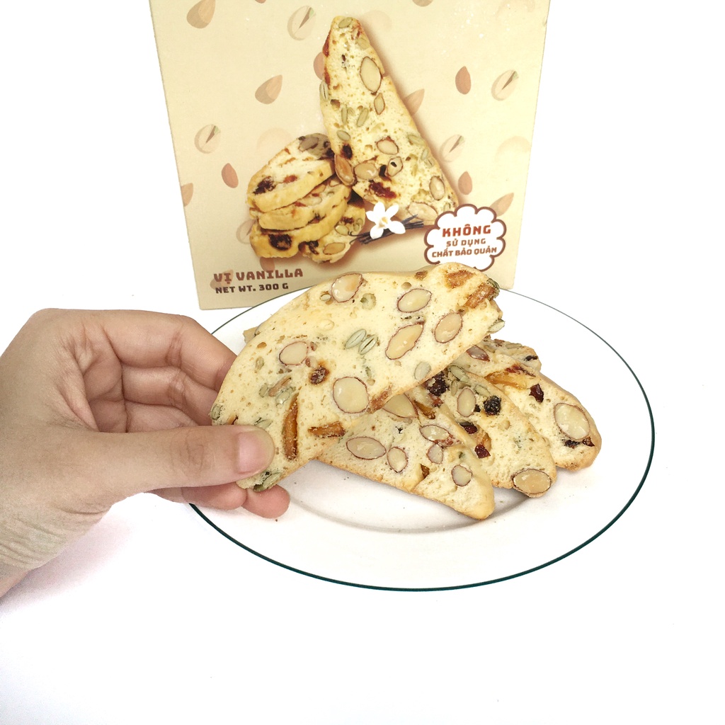 Bánh Biscotti cao cấp 3 vị - Bánh ăn kiêng không đường 2Bros - Dành cho người ăn kiêng, giảm cân, tiểu đường. | BigBuy360 - bigbuy360.vn