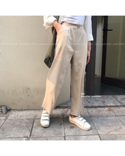 Quần culottes đũi cạp cúc