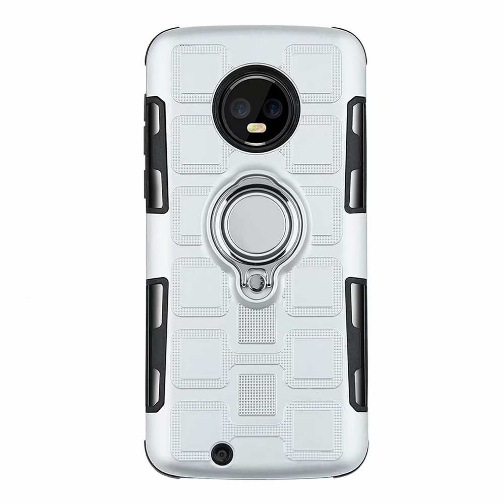 Ốp lưng nhựa cứng có giá đỡ cho điện thoại Motorola Moto G6