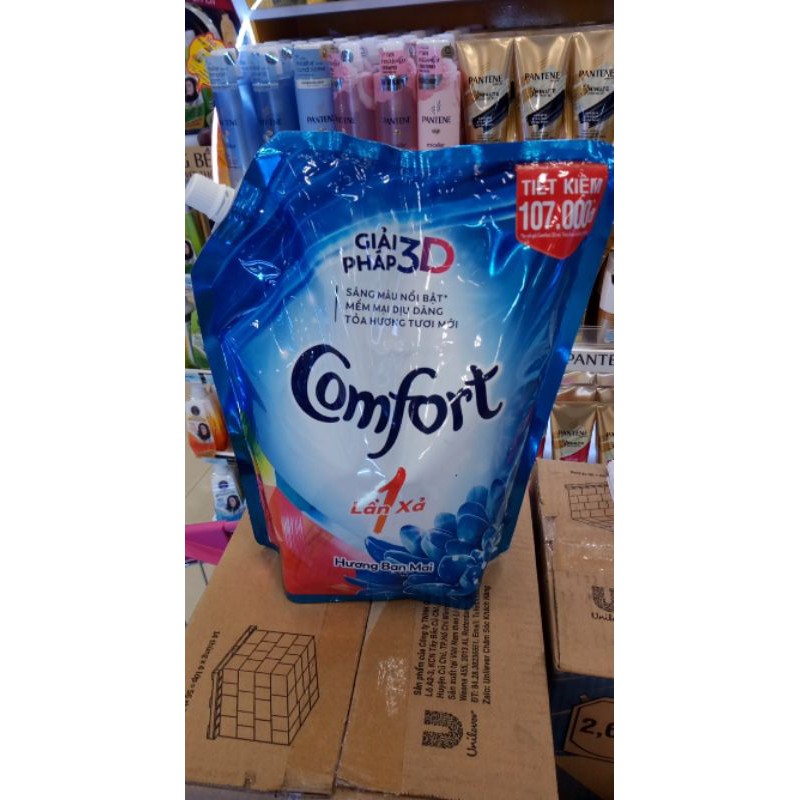 Nước xã comfort 1 lần xã hương ban mai túi 2,6lít