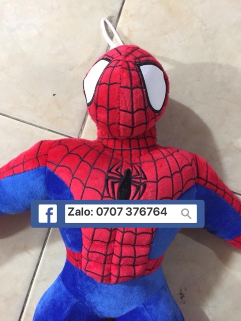 THÚ BÔNG SPIDER MAN,NGƯỜI NHỆN 1Mét Lông Nhung Cao Cấp,Siêu Mềm Mịn