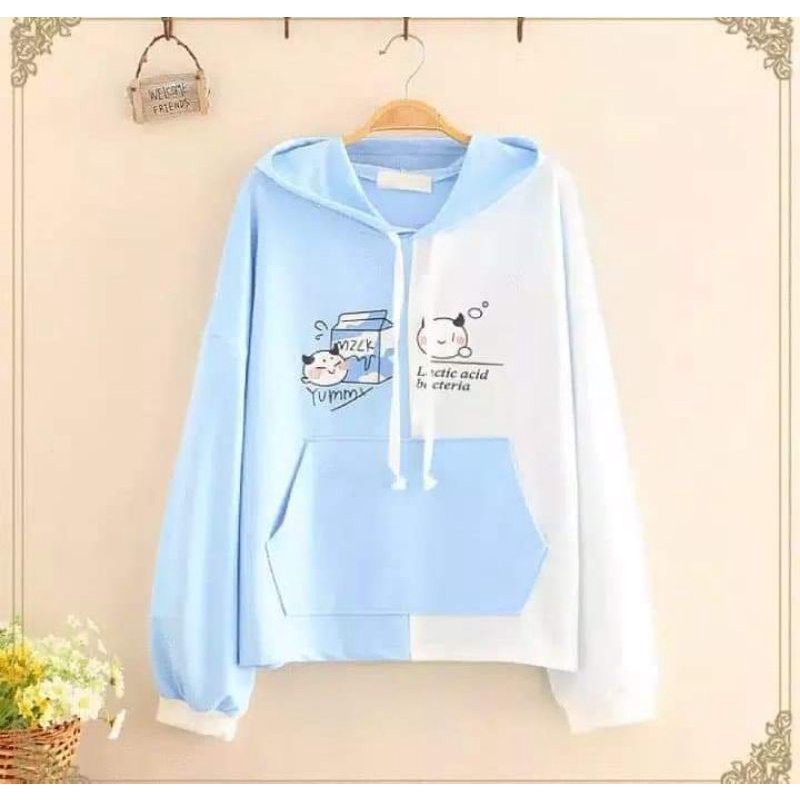 ⚡(FLASHSALE)⚡Áo khoác nam nữ áo hoodie nỉ 2 màu mèo cute bao đẹp | BigBuy360 - bigbuy360.vn
