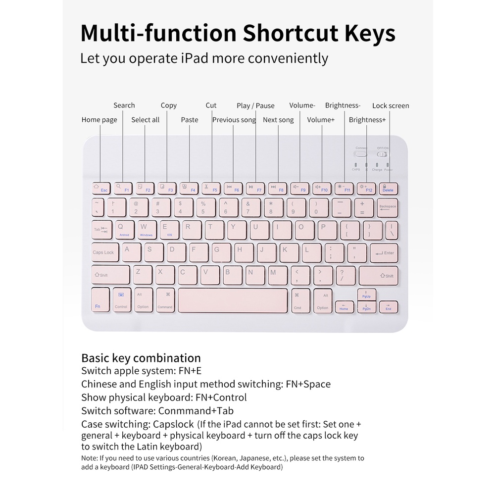 Ốp Máy Tính Bảng TPU Có Bàn Phím Bluetooth Và Ngăn Đựng Bút Cho iPad Pro 12.9 inch 2018 2020 2021