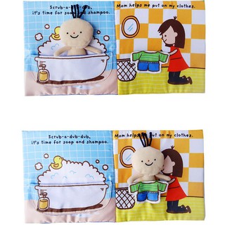 Sách vải It's Bath time