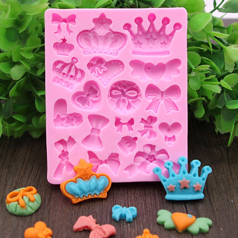 Khuôn Silicone Làm Bánh Hình Nơ Xinh Xắn