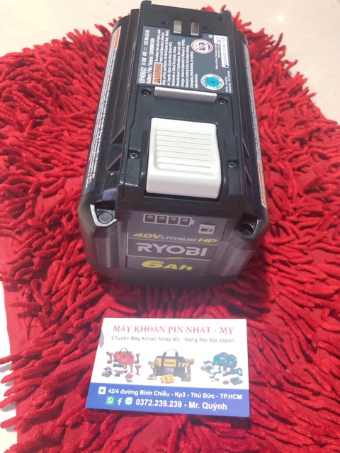 Pin Ryobi 40v 6ah