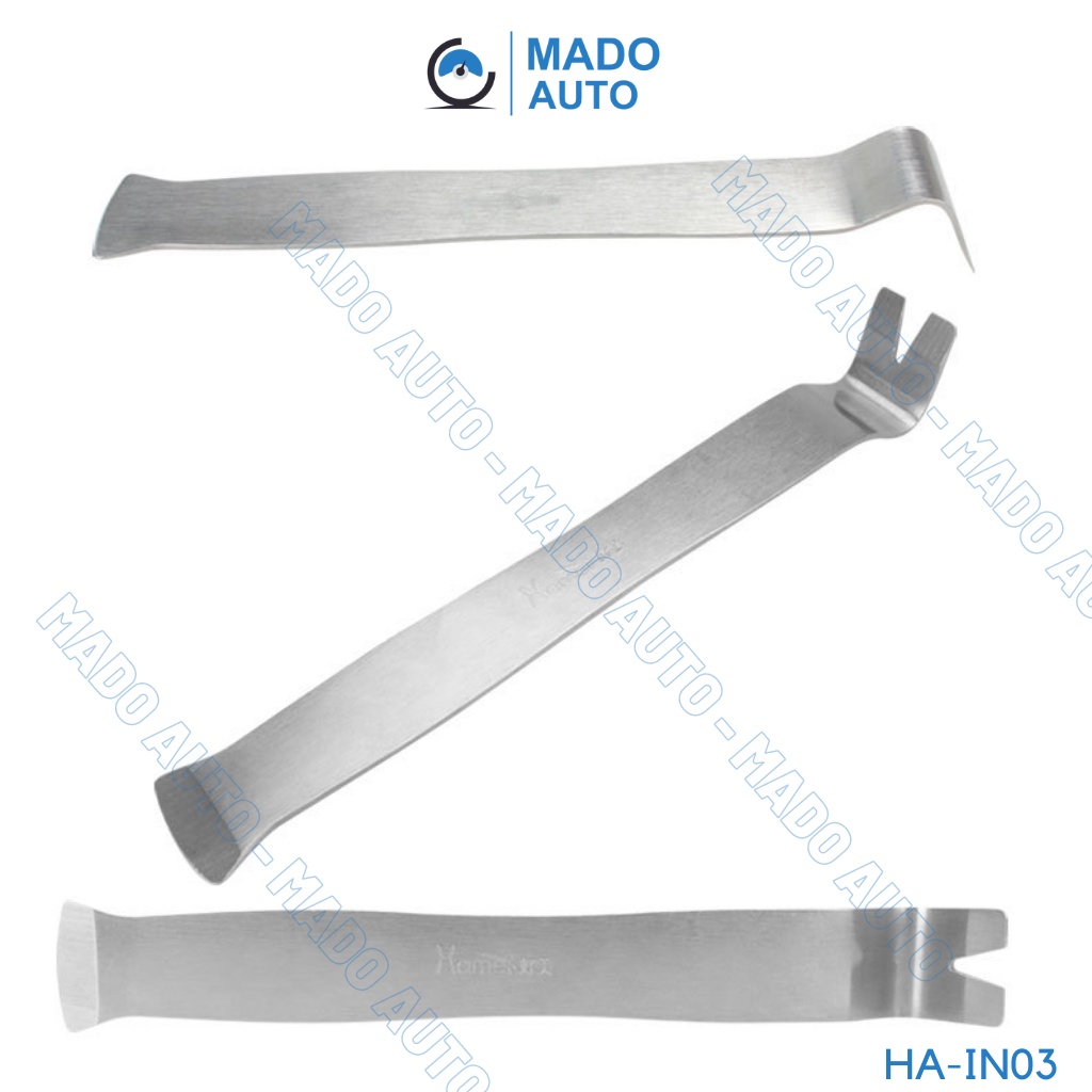 Thanh cậy Inox HAMEI nạy chốt nở nhựa trong xe ô tô MADO HA-IN03 (1 cái)