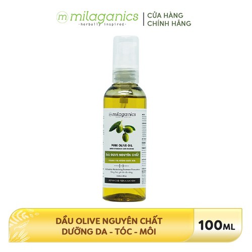 Dầu Olive nguyên chất MILAGANICS 100ml