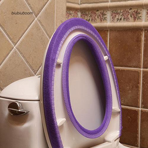 Bộ miếng lót bồn cầu màu trơn dùng để trang trí nội thất