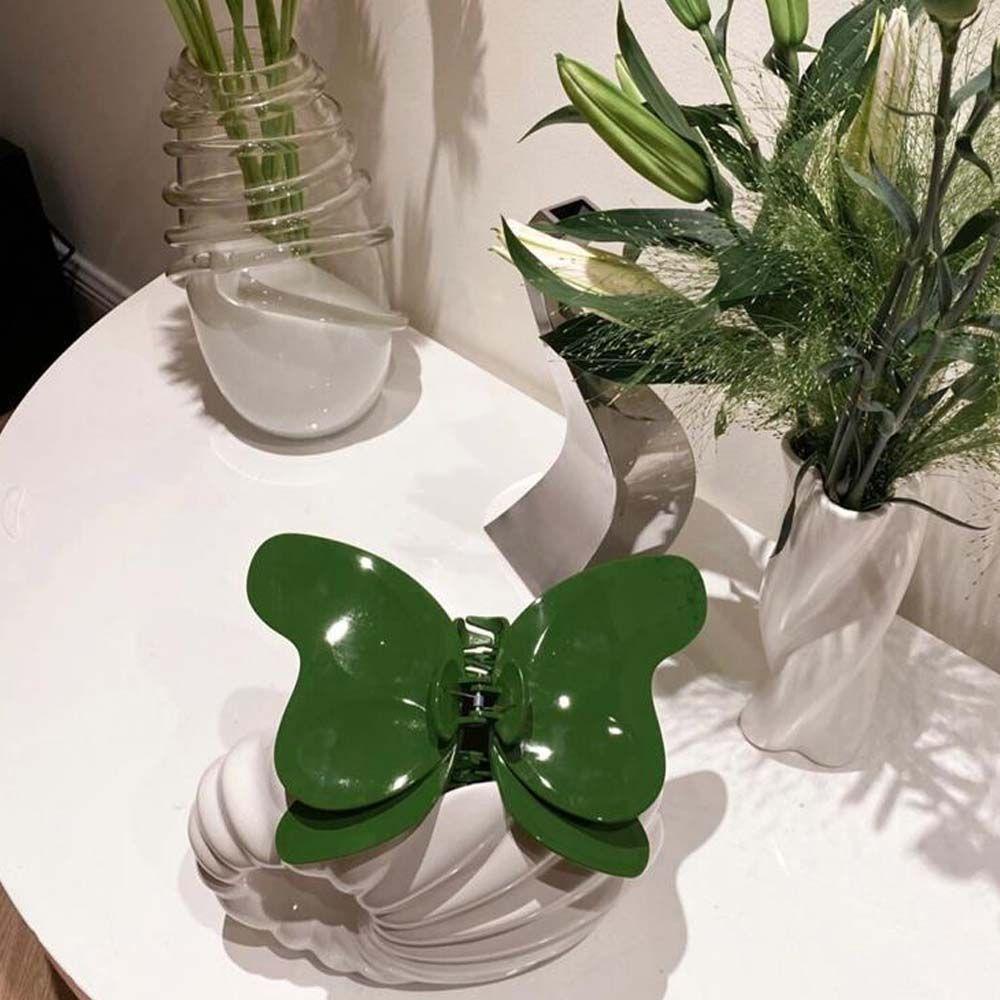 JARRED Kẹp Tóc Càng Cua Họa Tiết Hình Học Cỡ Lớn Thời Trang Thu Đông Cho Nữ