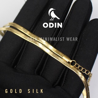 Dây chuyền Silk Chain - Dây lụa thép Titanium mạ vàng