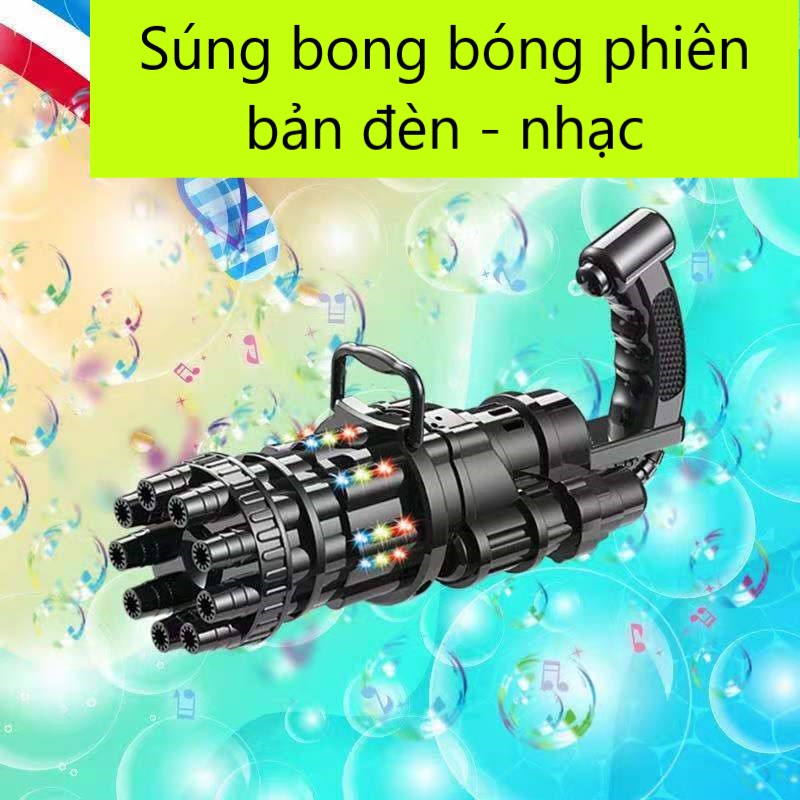 Súng bắn bong bóng xà phòng 9 nòng RedTech, máy thổi bong bóng.