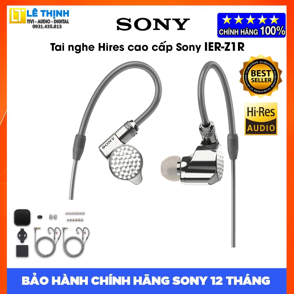Tai Nghe Kiểm Âm In-ear Sony IER-Z1R | Chính hãng | Bảo hành chính hãng Sony 12 tháng toàn quốc
