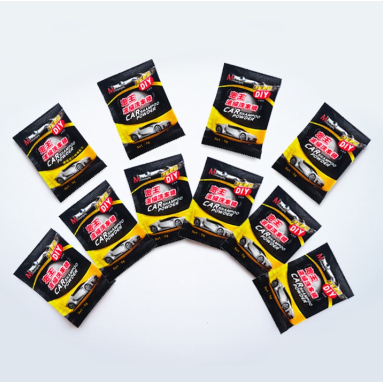 Túi Bột Rửa Xe Ô Tô Car Shampoo Powder - Bột Vệ Sinh Xe Đánh Bay Vết Bẩn Hiệu Quả