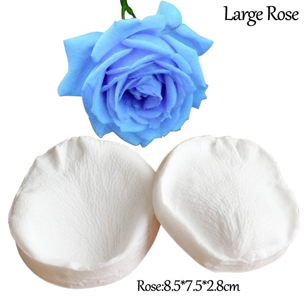 Khuôn Silicone Làm Bánh Tạo Hình Cánh Hoa Hồng Đẹp Mắt Tiện Dụng CS365