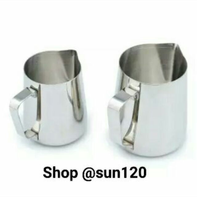 Ca đánh sữa inox các size | milk pitcher inox các size