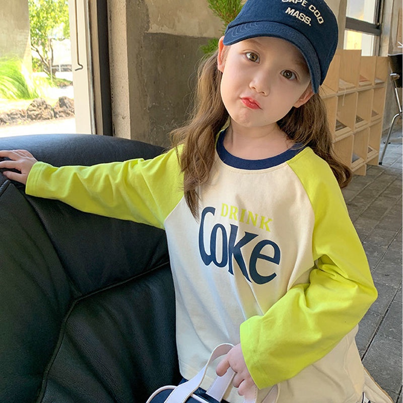 Áo Thun Cotton Tay Dài Thoải Mái Dễ Phối Đồ Thời Trang Mùa Thu Cho Bạn Gái