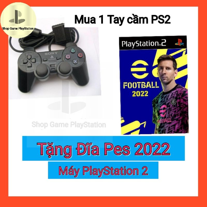 Tay cầm PS2 tặng Pes 2021