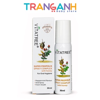 Xịt Keo Ong Vitatree Úc Giảm Đau Họng 30ml